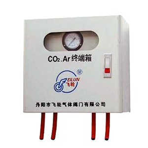 Caja de terminales de gas CO2 Ar para soldadura por corte de metales