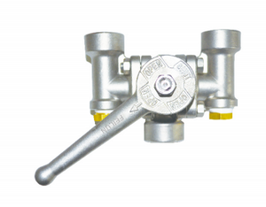 Válvula de bola criogénica de tres vías DQS-15 DQ15F-40P utilizada para almacenamiento de gas líquido