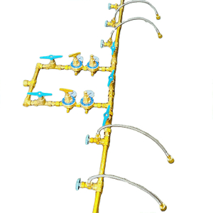Sistema de conmutación del colector central de suministro de oxígeno del cilindro de gas médico del hospital